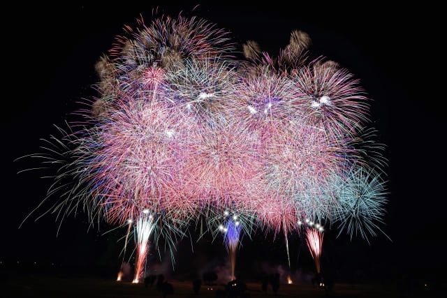 古河の花火大会の画像