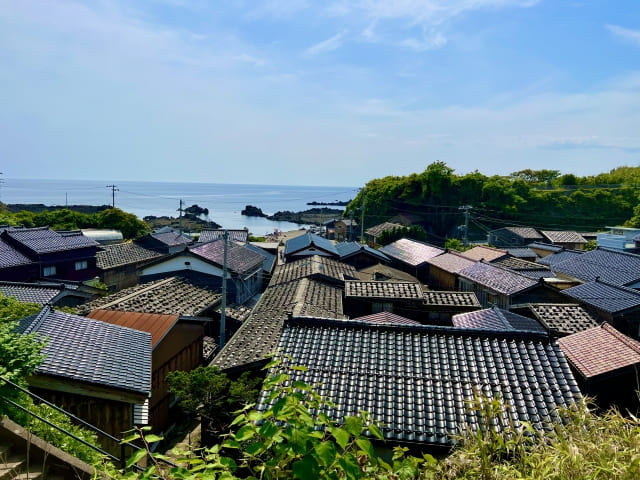 佐渡 宿根木の景色