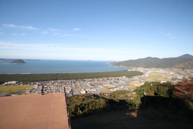 鏡山展望台の風景画像