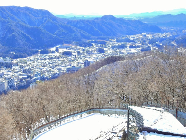 鬼怒川の風景