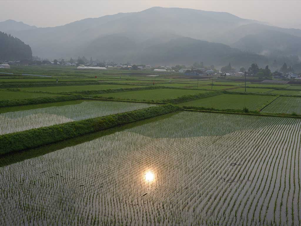 群馬県の田園風景