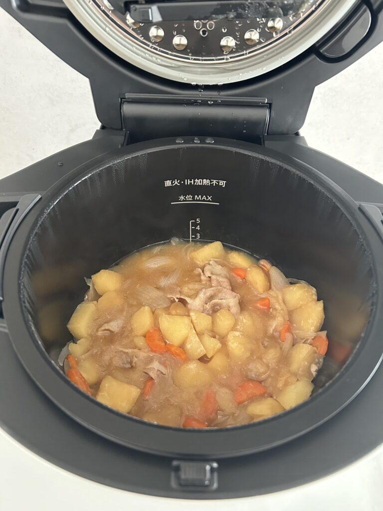 子どもが喜ぶ肉じゃがをホットクックで作ってみた